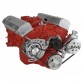 CHEVY SBC 283 350 400 SMALL BLOCK VEE BELT - ALTERNATOR AND POWER STEERING PULLEYS AND BRACKETS - ELECTRIC WATER PUMP 