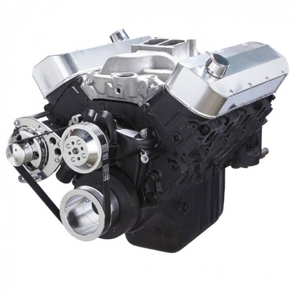 CHEVY BBC 396,427,454  BIG BLOCK SERPENTINE BELT ALTERNATOR ONLY LONG WATER PUMP POLISHED FINISH