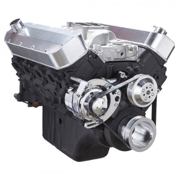 CHEVY BBC 396,427,454  BIG BLOCK SERPENTINE BELT ALTERNATOR ONLY LONG WATER PUMP POLISHED FINISH