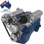 FORD FALCON MUSTANG WINDSOR 302 5.0L SERPENTINE PULLEY& BRACKET SET ALTERNATOR AND AIR CONDITIONING 