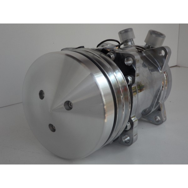 Sanden AC Compressor Front Cover | Billet Aluminum AC Compressor Cover ...