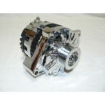 GM 130amp CS130 STYLE ALTERNATOR CHROME INTERNAL REG SERPENTINE PULLEY HOLDEN