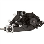 CHEVY LS1-WP MECHANICAL WATER PUMP HIGH FLOW ALUMINIUM FINISH MODIFIED REVERSE ROTATION BLACK FINISH