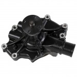 FORD FALCON MUSTANG WINDSOR 289 302-351W 5.0L,5.8L WATER PUMP - REVERSE ROTATION IMPELLER BLACK BEAST FINISH